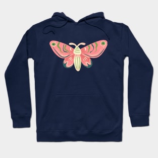 Cute Pink Moth Hoodie